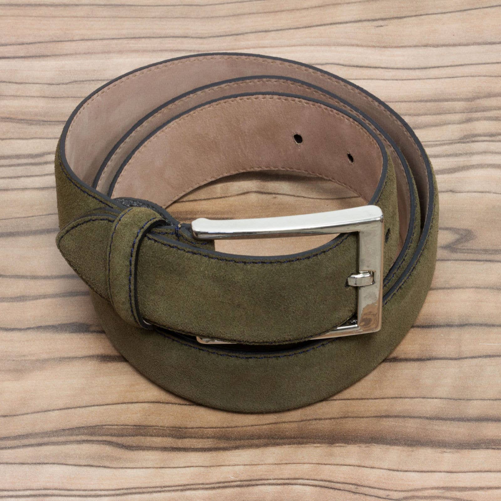 Tachuelas señora cinturón 85-105 cm platina marrón by blankas